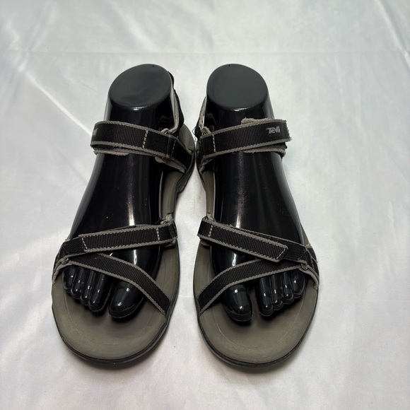 Teva Verra Women’s Black and Grey Sandals Approx Size 8 - Picture 1 of 10